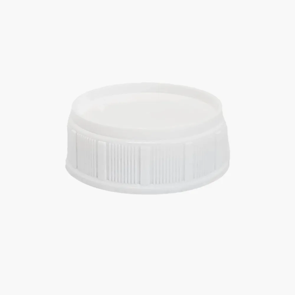 غطاء SK 63 أبيض مبطّن بورق ألومنيوم