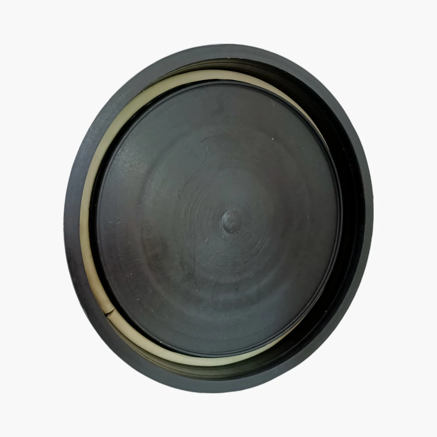 Rimmed Drum Cap with Removable Center